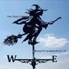 Weather Vane Ornament: Outdoor Wrought Iron Spray-Painted Roof Decoration Metal Craft