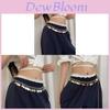 Metallic Tassel Waist Chain For Women With Ethnic Pendant Summer Fashion Accessory