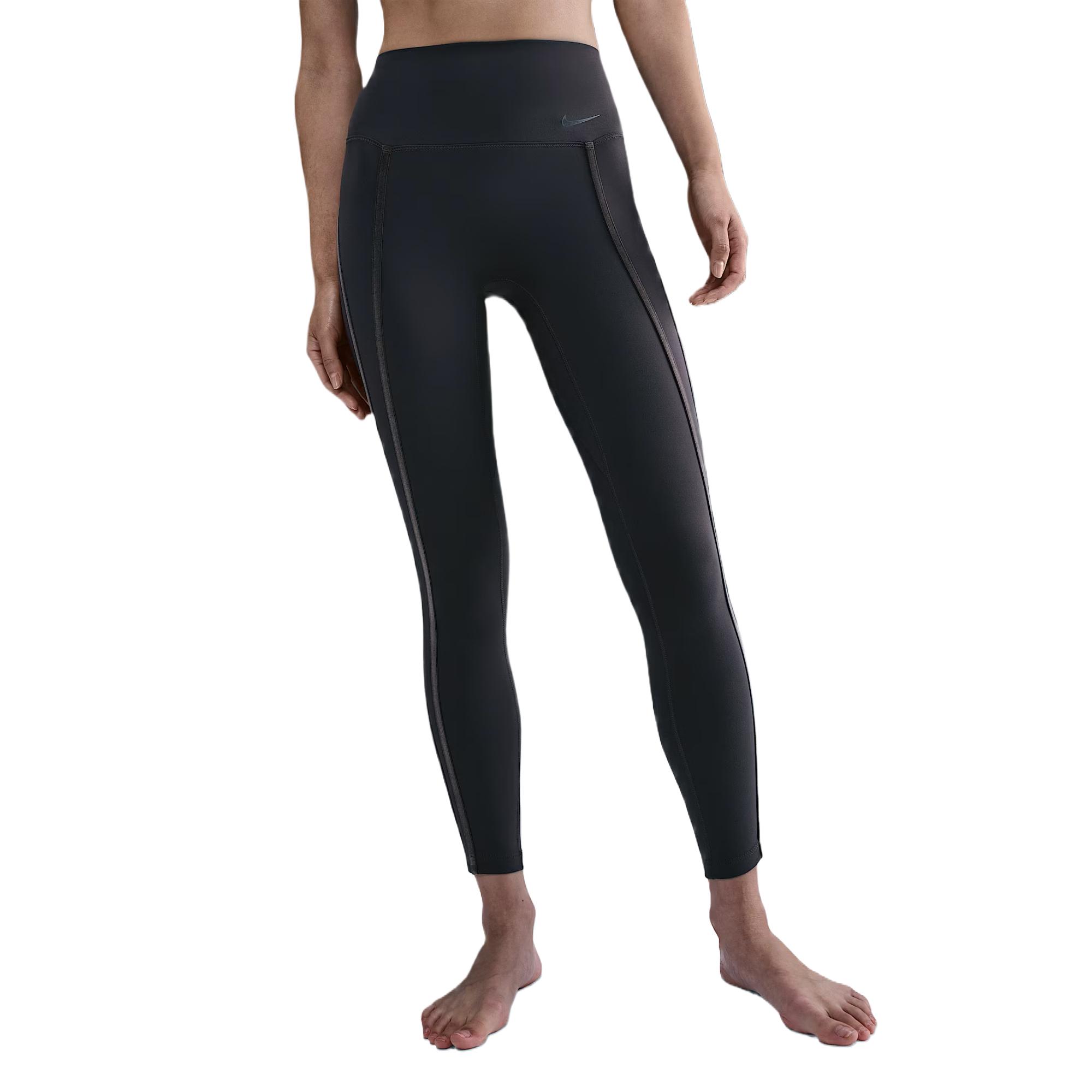 Nike Yoga Pants Women s Thunder Gray/Dark Shadow Moderate HV2479-036 L