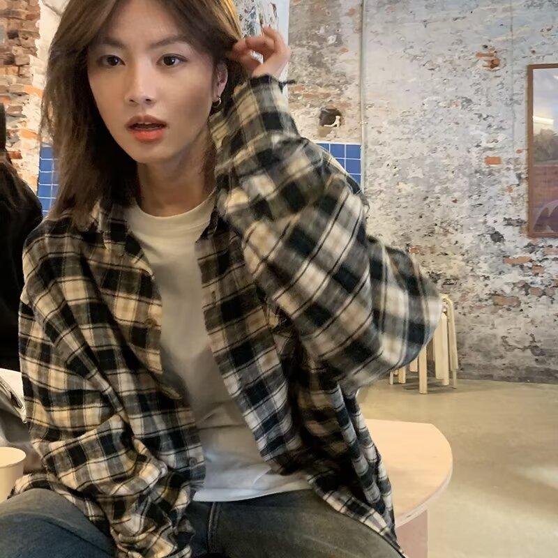 

Рубашка с длинным рукавом с буквенным принтом 2024 года в японском стиле в стиле Гонконга, свободная рубашка для мальчиков, летнее модное универсальное повседневное пальто 2XL чёрный