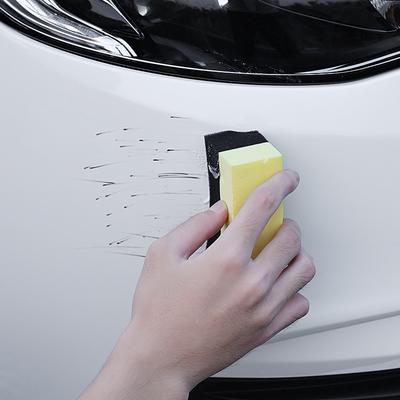 Car Wheel Polishing Waxing Sponge Brush Tire Cleaning Foam Sponge Pad Tyre Polish Detail Wash Wiper Cleaner Tool Car Accessories