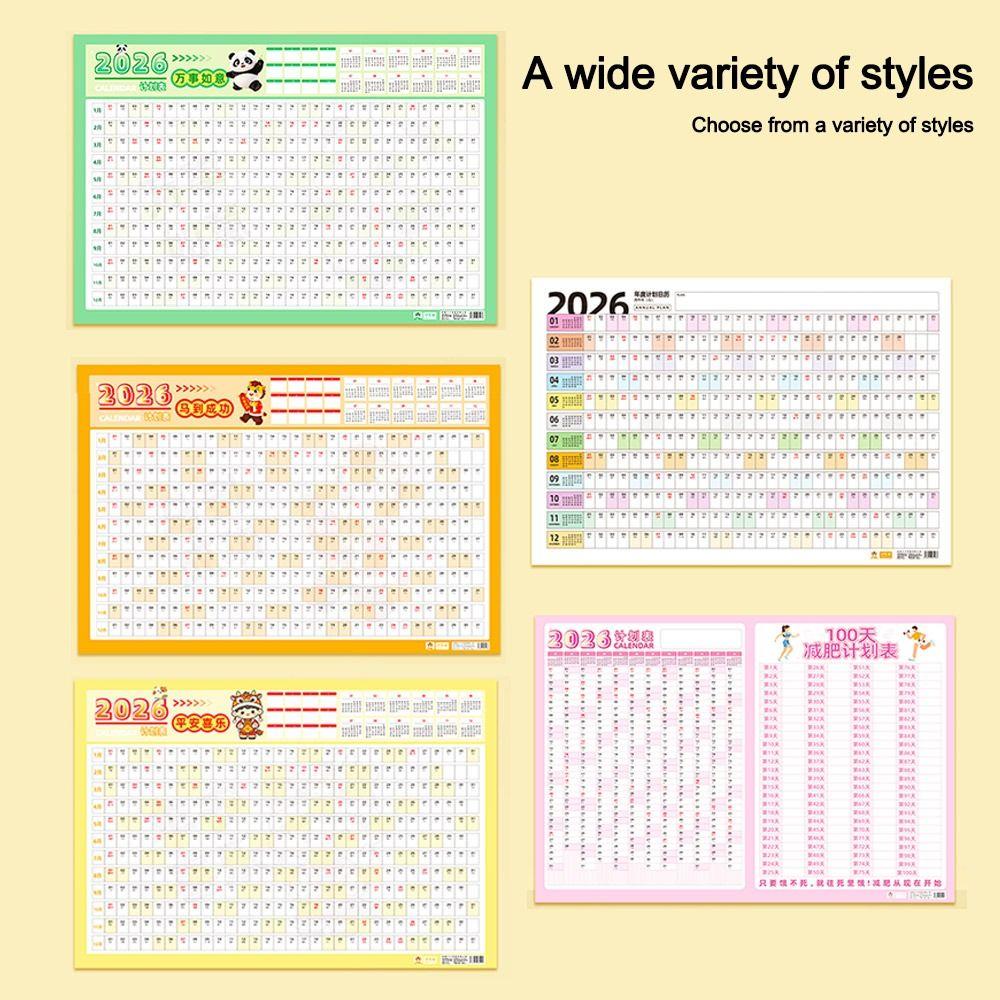 Planner Target Wall Calendar Large To Do List Planner New 365 Days Planner Sheet  Office Supplies