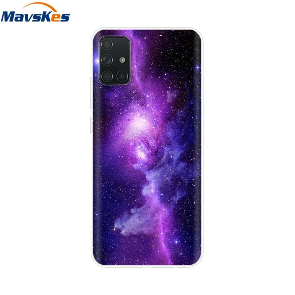 For Samsung Galaxy A51 Case Silicon Transparent Back Cover Phone Case for Samsung Galaxy A71 SM-A715F A515F A 51 71 Cover Fundas