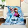 1pc Flannel Frozen Elsa and Anna Snowflake Throw Blanket - Great for bedding, sofa cover, gift, home