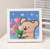 High-End Diamond Painting Diy Van Gogh Starry Sky Cat Creative Handmade Toy Table Decoration Diamond Painting With Frame