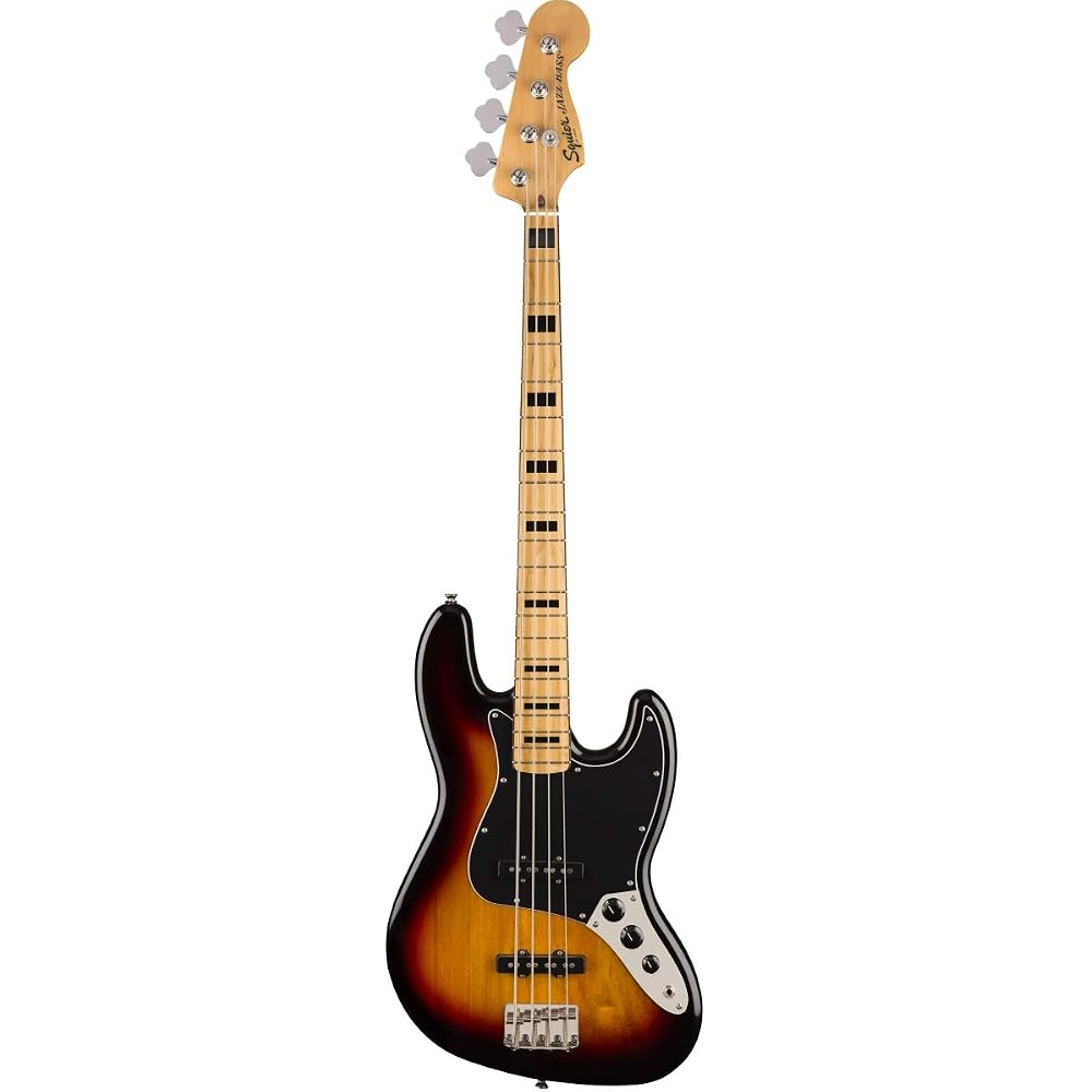 Squier by Fender Electric Bass Classic Vibe '70s Jazz Bass®, Maple Fingerboard, 3-Color Sunburst ...