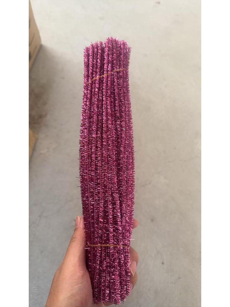 Ten-Color Glitter Chenille Stems: DIY Christmas Crafts and Children's Handicrafts