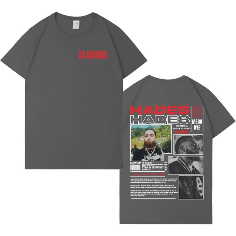 Rapper Hades 66 Make Money Not Friends 2025 Gothic Short Sleeve Tee Shrit Cotton Mens Tees High Quality Crewneck Tops Teenagers