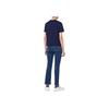 Calvin Klein Logo Round Neck Short Sleeve T-Shirt Women Tops Sound-Blue 47A219G-RNV