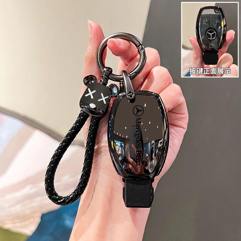 TPU Key Fob Cover For Mercedes Benz A B C E S Class W204 W205 W212 W213 W176 GLC MAYBACH Keyless Soft Case yut6
