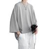 High Quality Men Oversized Ice Silk T Shirts Summer Mens Half Sleeve Fashions Harajuku T-Shirt Male Solid Color Daily Tees