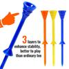 Pack of 10 Golfs Support Tees Golfs Base Golfs Holder Tees Standard Golfs Tees Castles Golfs Tees for Driver Training