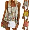 Womens Swing Vest Sleeveless Cami Top Ladies Flared Plus Size Tops Shirt Holiday