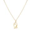 Elegant 26-Letter Uppercase Pendant Necklace: Simple and Fashionable European-American Clavicle Chain with Niche Design