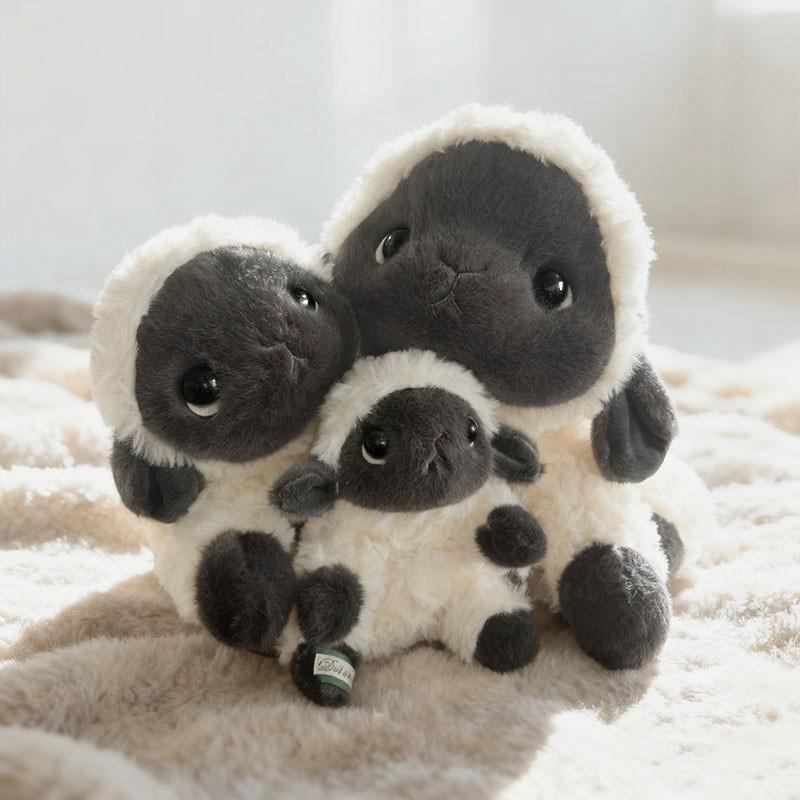 Lamb Ollie Plush Toy, Soft and Cuddly Goat Stuffed Animal, Comforting Companion Doll for Kids, Birthday Gift, 30cm