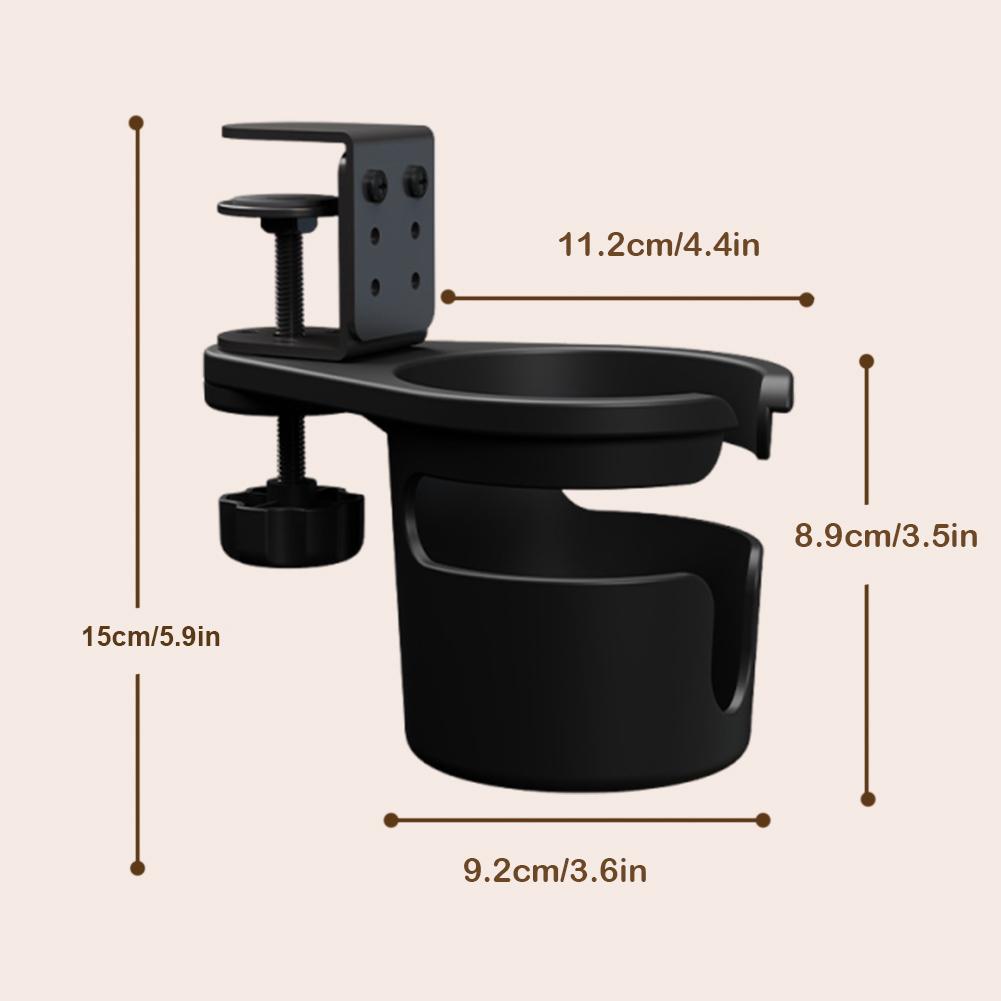 Rotating Desk Cup Holder Coffee Mug Holder 3 Adjustable Height Drinking Bottle Holder Water Bottle Stand for Home Office School