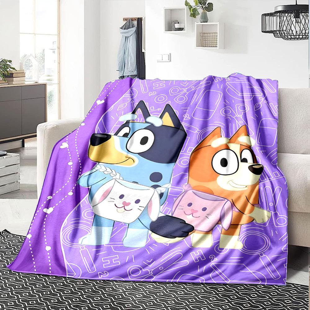 1 Stück B-Blucy Decke, Geschenk, für Männer und Frauen, Weiche Decke, Gut für Schlafsofa Couch Reisen, Leichte Flanelldecke