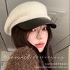 Women S Black Newsboy Beret Hat Warm Fashionable Versatile