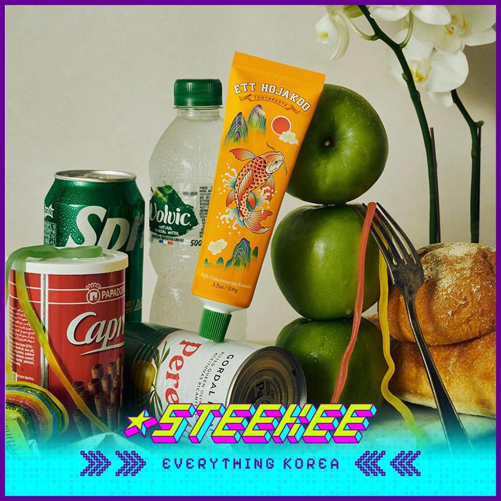 ETT HOJAKDO Anti Sensitive Fluoride Anti Cavity Fresh Breath Toothpaste 100g by Steekee Korea 4044