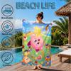 Pink pika Pattern Beach Towel, Microfiber Beach Towel, Perfect For Pool, Beach, Travel, Home Decor Beach Party Fan gifts