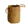 Nordic Seagrass Woven Flower Basket with Handle for Dried Flowers and Ornaments