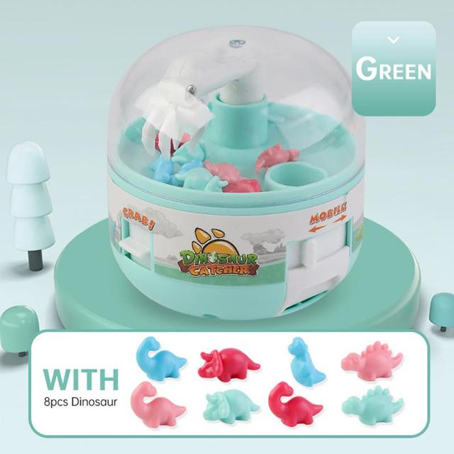 Mini Claw Machine Children's Toys Dinosaur Grabbing Machine Capsule Grabbing And Grabbing Capsule Machine Interactive Toys