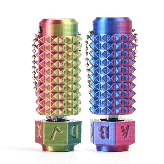 Little Ouchies Pain Fidget Toy Pain Stim Fidget Sensory Toy for Adults Teens 3D Printed Spiky Grippie Keychain for Stress Anxiety Relief