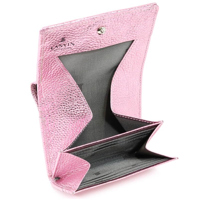 Lanvin Collection Love Laperce Bifold Wallet 65-6807 Women's Light Pink