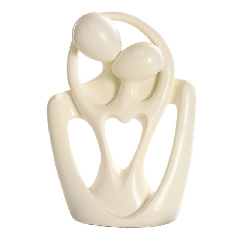 Nordic Abstract Art Figure Ornaments Creative Couple Wine Cabinet TV Cabinet Bedroom Figure Statue Modern Home Decoration Gift