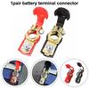 2Pcs Battery Terminals Connectors Clamps For Caravan Car Van Motorhome Boat