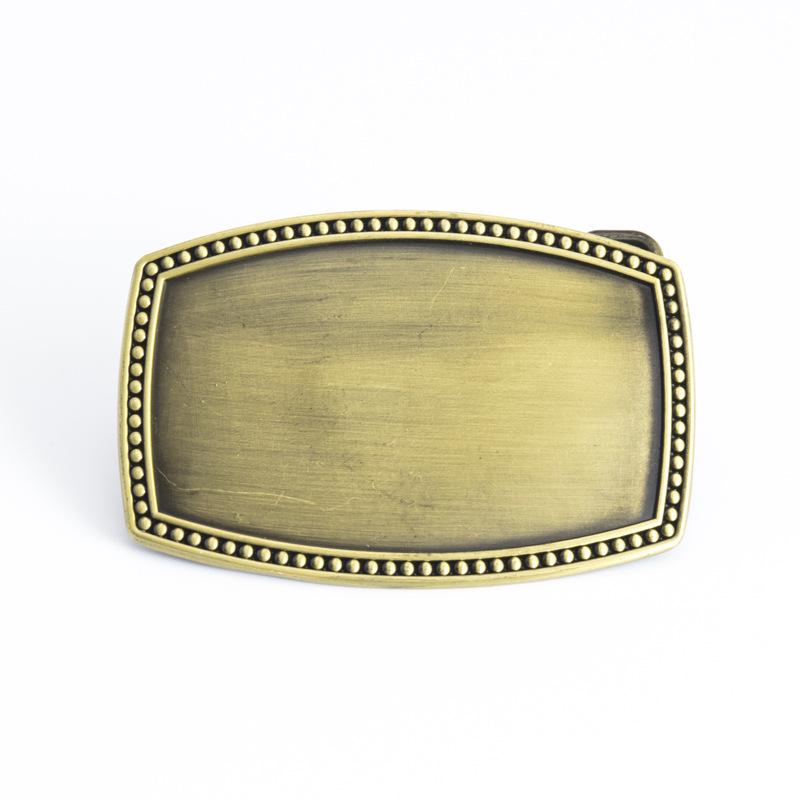 Lotte Junsen Zinc Alloy Square Buckle - Retro Fashion DIY Belt Accessory