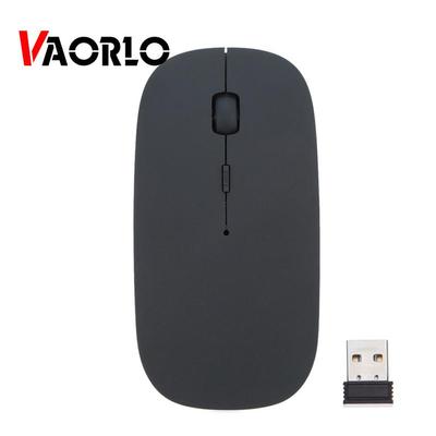 VAORLO Mouse ottico wireless USB da 1600 DPI per computer, ricevitore 2.4G, mouse super sottili per PC portatile