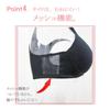 Weak Wireless Full No Kimono Size M [Model Look] 100% Cotton, Cache-Coeur Bra, Non-Swaying, Low-Squeak, Bra, Cup, Wires, Stress-Free, Women's