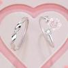 2pcs Couple 925 Sterling Silver Rings Sparkly Zircon for Women and Men Superior Luxury Wedding Jewelry Anniversary Gift