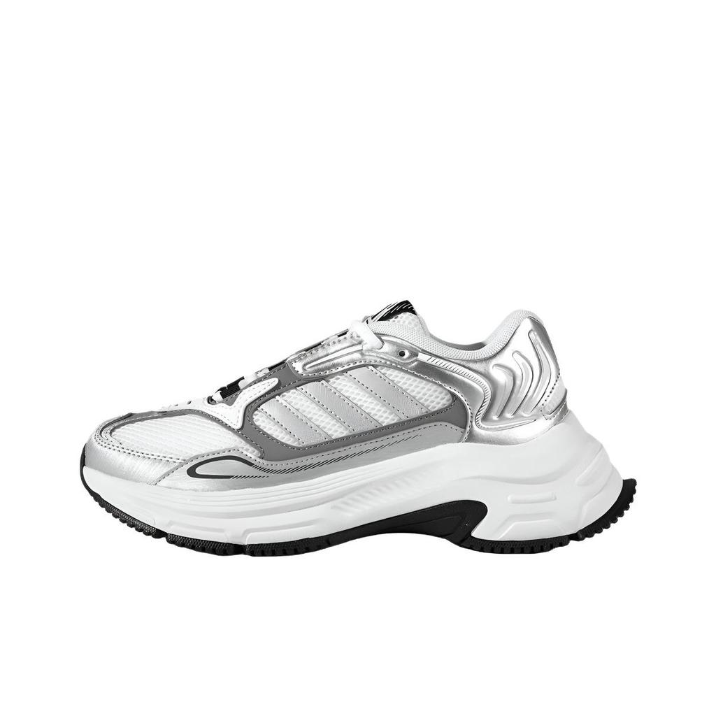 Adidas FC Hybrid Comfortable Versatile Dad Shoes Women Sneakers Silver White HQ7562