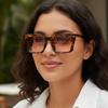 Women's sunglasses men's retro square sunglasses