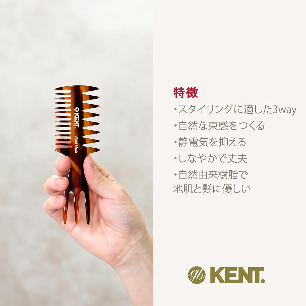 Handmade Fishtail Hair Naturally Royal Warrant 57T G.B.KENT Comb, Derived, Holder,