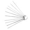 Guitar Nut Slotting File Kit Metal Clear Pattern 10 Rods Portable Guitar Nut Slot Polish Maintenance Tool