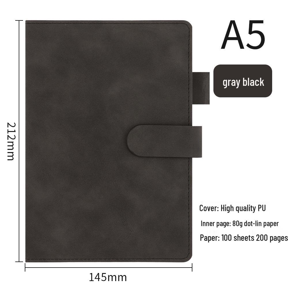 A5 Custom LOGO Business Notebook Set: Faux Leather Stationery Gift for Company Events