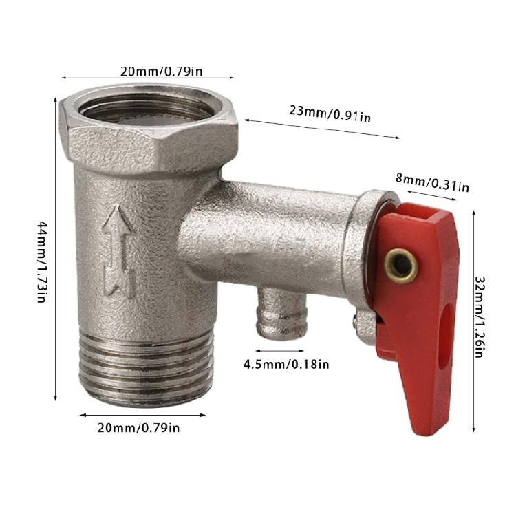 Hochleistungs-Messing-Warmwasserbereiter-Ventile Stahl-Rückflussverhinderer Druckminderer für den privaten und gewerblichen Gebrauch