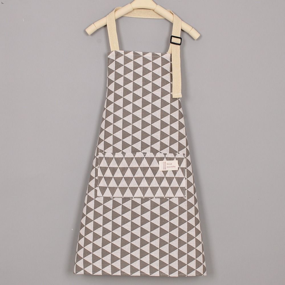 Breathable Kitchen Aprons Geometry Gardening Work Clothes For Cleaning Cooking Baking