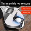 Universal Multifunctional Adjustable Wrench with Large Opening: 6, 8, 10, 12, 15, 18 Inches, High Hardness