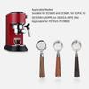 51mm Espresso Bottomless Portafilter with 3 Ports, Compatible with EUPA EC0680 and EC0685 Coffee Machines, Includes Stainless Steel Basket and Solid