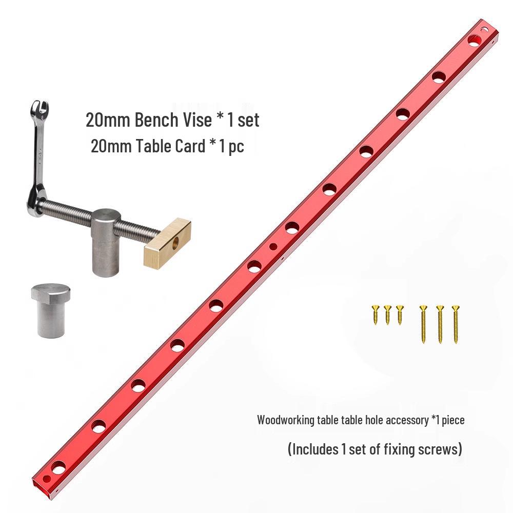 Woodworking Desktop Vise Clamp for Plywood Fixation and Renovation Projects