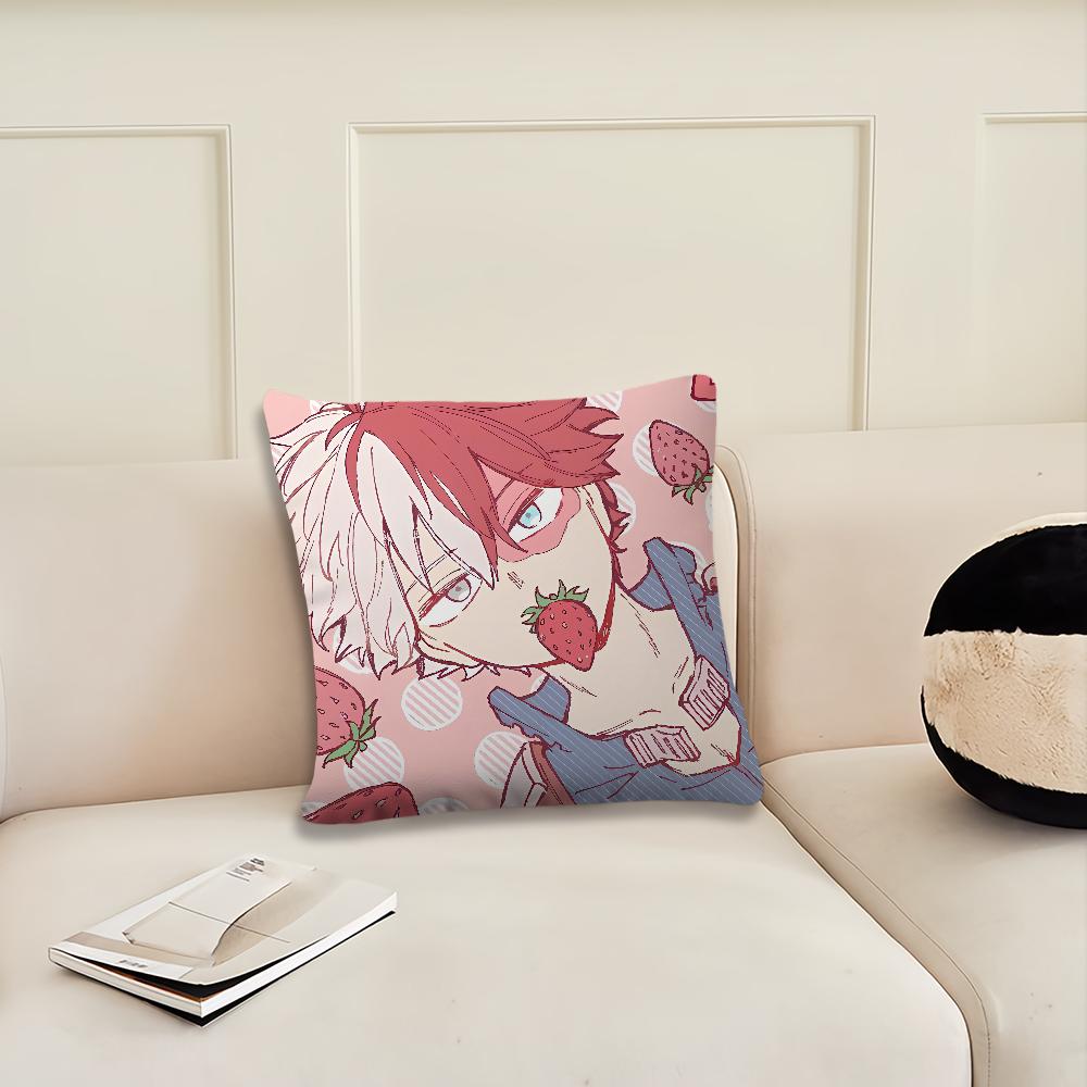Anime M-Meine H-Heldenakademie Shoto Todoroki Kissenbezug Wohnzimmer Kopfteil Büro Schlafzimmer Kissen Sofa Nickerchen Kissenbezug