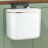Strong Load-bearing Enlarge Caliber Hanging Trash Bin with Lid Punching Free Kitchen Large Capacity Wall Mounted Garbage Can Household Products