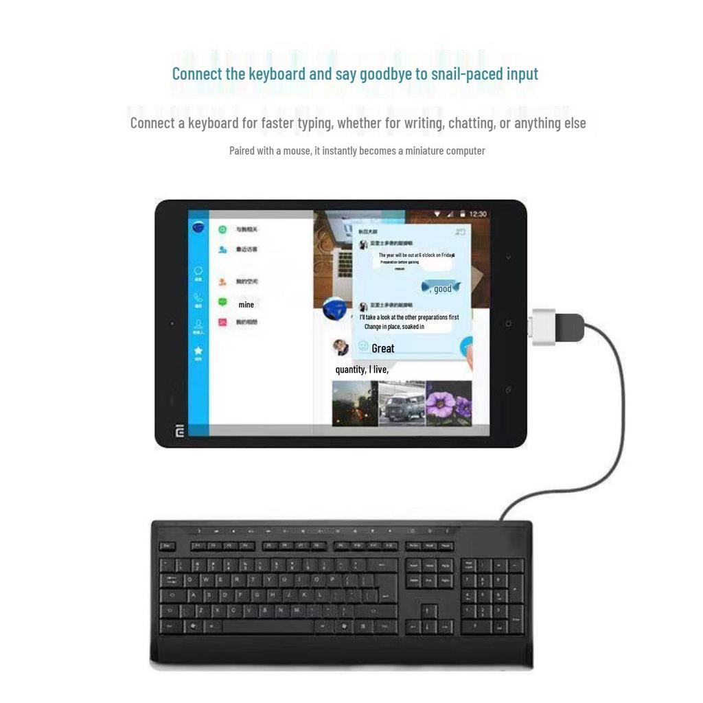 USB OTG Adapter: Type-C to USB for Mobile Phones and Accessories (Flash Drive, Mouse, Keyboard, Android)