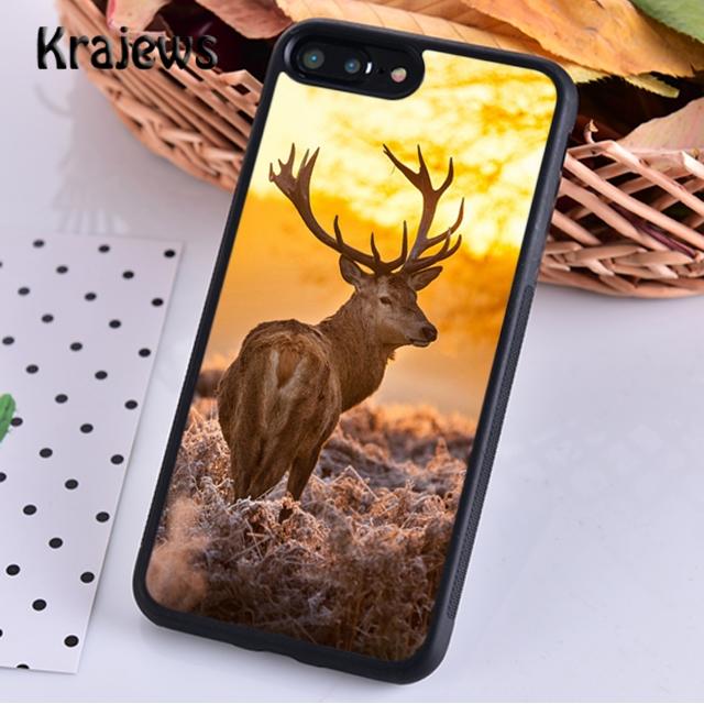 Stag Bull Moose Reindeer Deer For iPhone 17 Air 16 Phone Case Cover 15 14 Plus 12 13 Pro Max Coque Shell Fundas