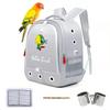 Bird Carrier Bag, Parakeet Carrier Backpack [With Visible Window for Pet's Security] Convenient Travel Cage, Breathable, Ideal for Walks, Vet Visits,