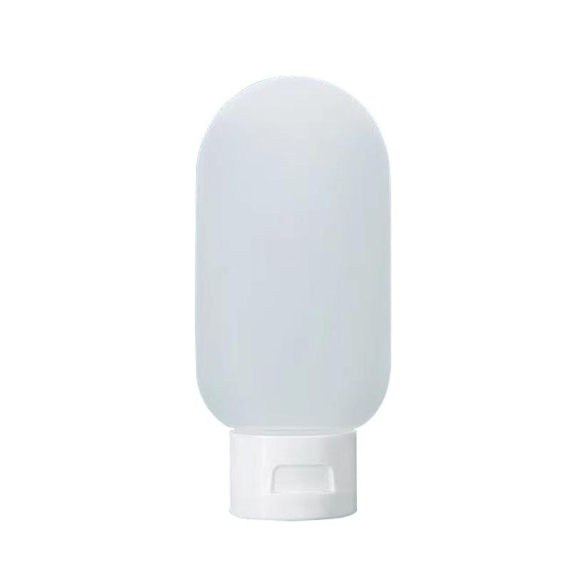 Flacone Squeeze a Conchiglia con Tubo da 60 ml Erogatore Shampoo Lavaggio Viso Cosmetici da Viaggio Bagnoschiuma Lozione